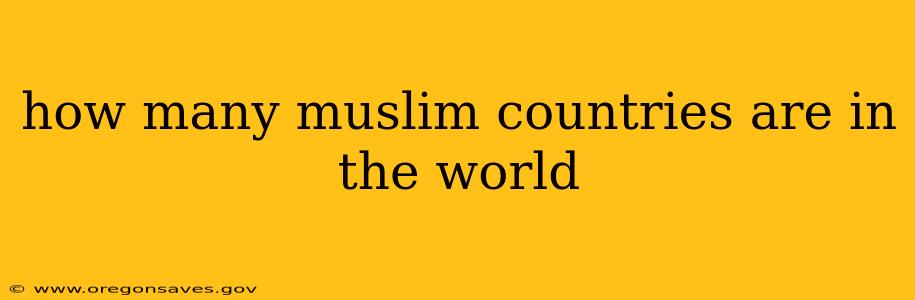 how many muslim countries are in the world