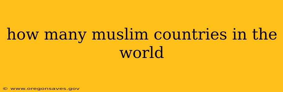 how many muslim countries in the world