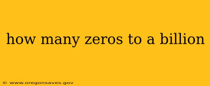 how many zeros to a billion