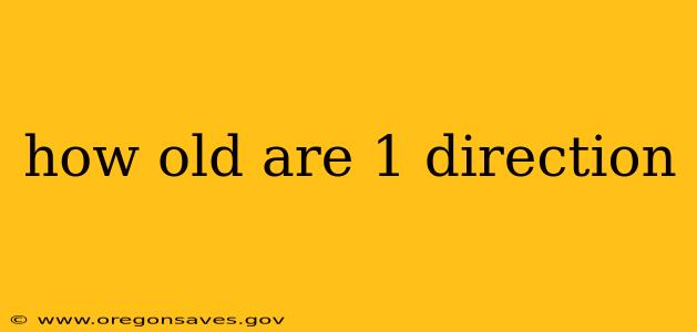 how old are 1 direction