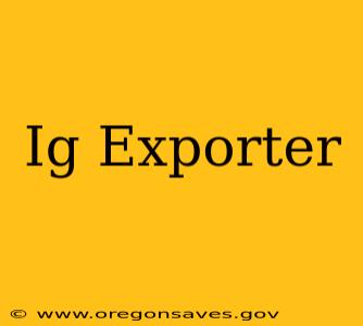 Ig Exporter