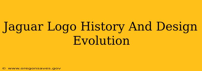 Jaguar Logo History And Design Evolution