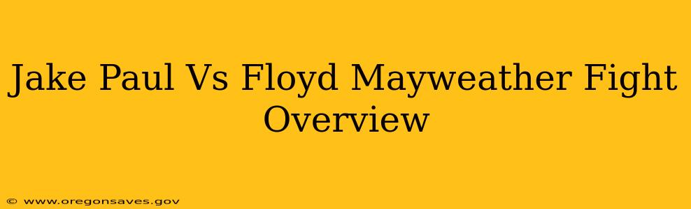 Jake Paul Vs Floyd Mayweather Fight Overview