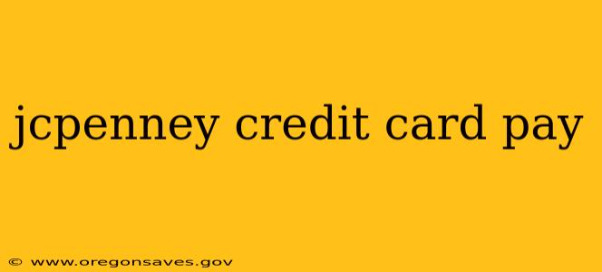 jcpenney credit card pay