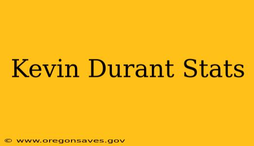 Kevin Durant Stats