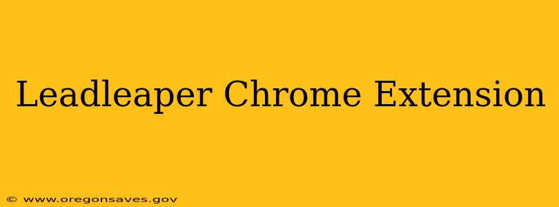 Leadleaper Chrome Extension