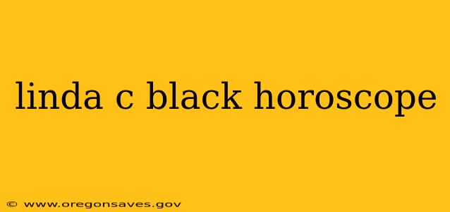 linda c black horoscope