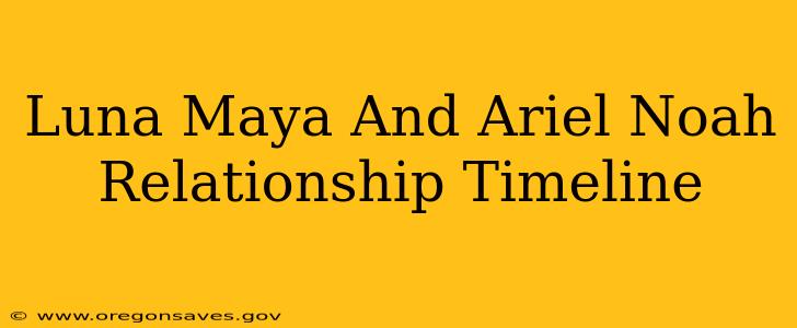 Luna Maya And Ariel Noah Relationship Timeline