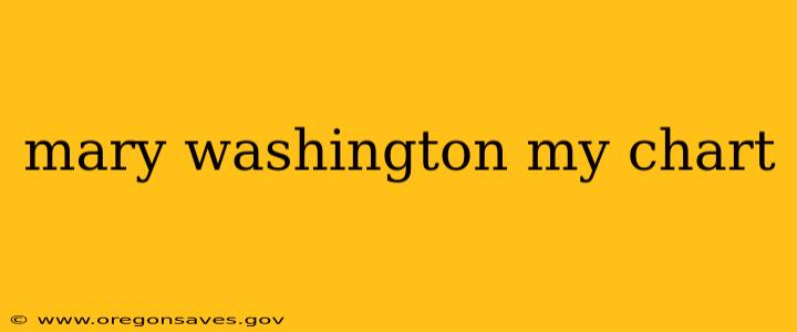 mary washington my chart