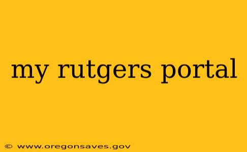 my rutgers portal