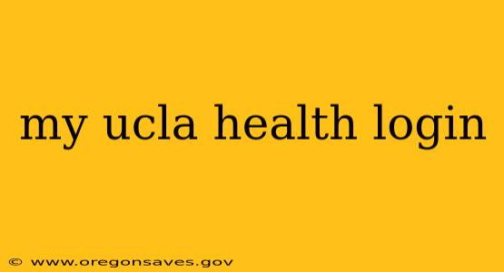 my ucla health login