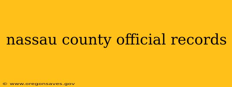 nassau county official records