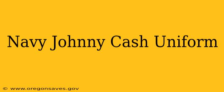 Navy Johnny Cash Uniform