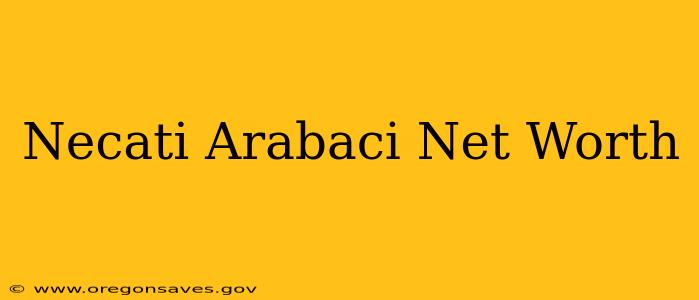 Necati Arabaci Net Worth