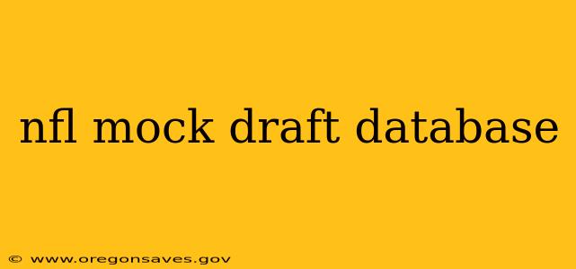 nfl mock draft database