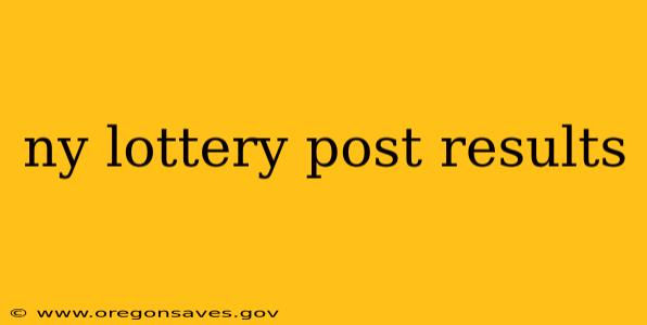 ny lottery post results