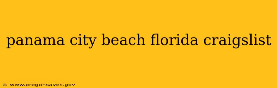 panama city beach florida craigslist