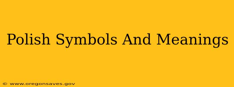 Polish Symbols And Meanings