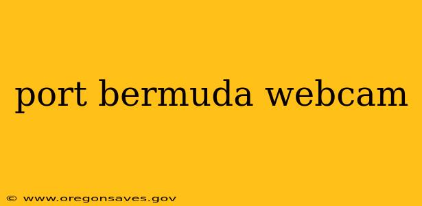 port bermuda webcam