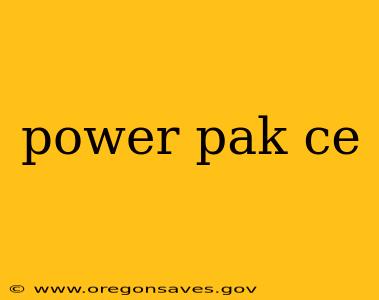power pak ce