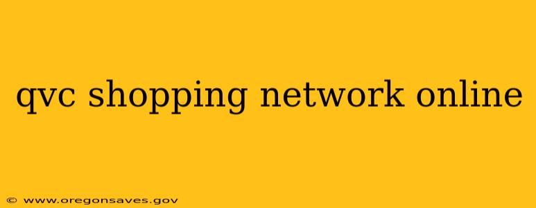 qvc shopping network online