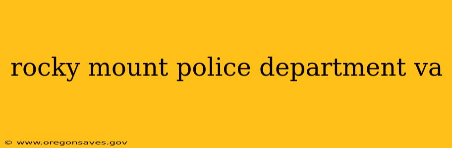 rocky mount police department va