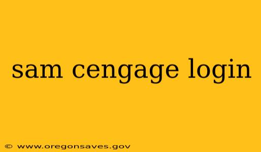 sam cengage login
