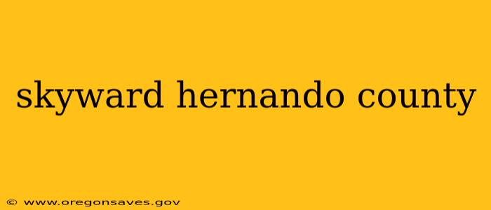 skyward hernando county
