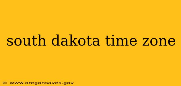 south dakota time zone