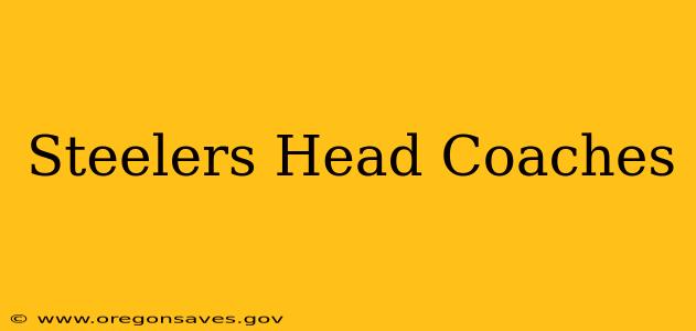 Steelers Head Coaches