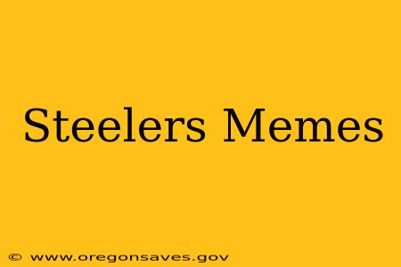 Steelers Memes