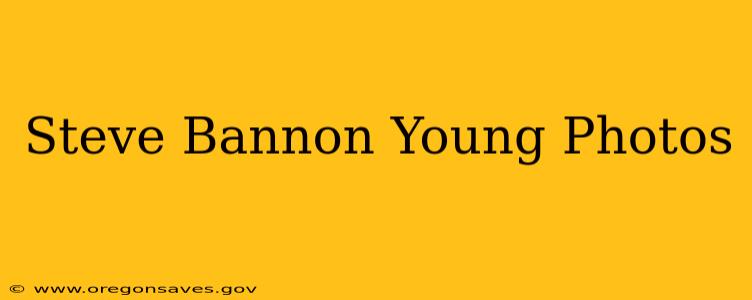 Steve Bannon Young Photos