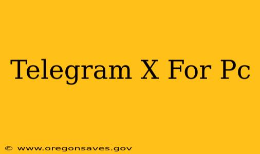 Telegram X For Pc