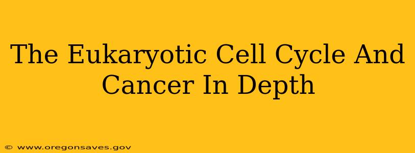 The Eukaryotic Cell Cycle And Cancer In Depth