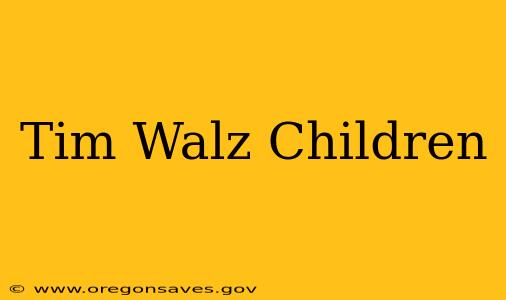 Tim Walz Children