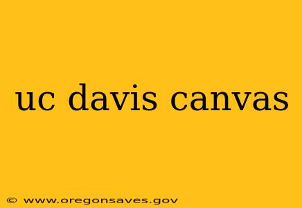 uc davis canvas