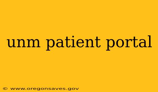 unm patient portal