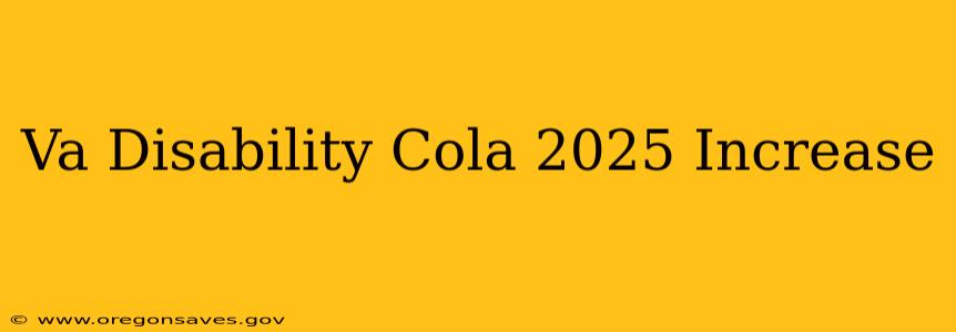 Va Disability Cola 2025 Increase