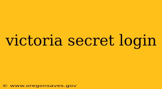 victoria secret login