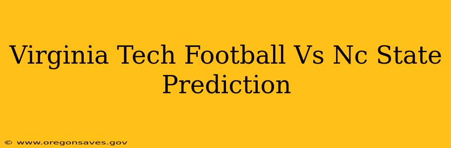 Virginia Tech Football Vs Nc State Prediction