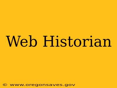 Web Historian