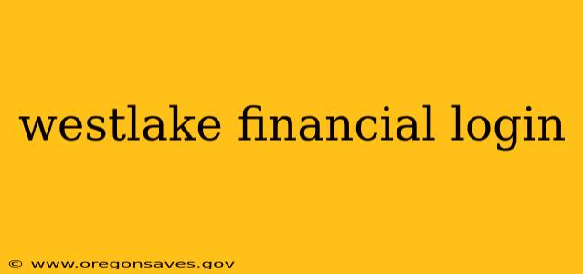 westlake financial login