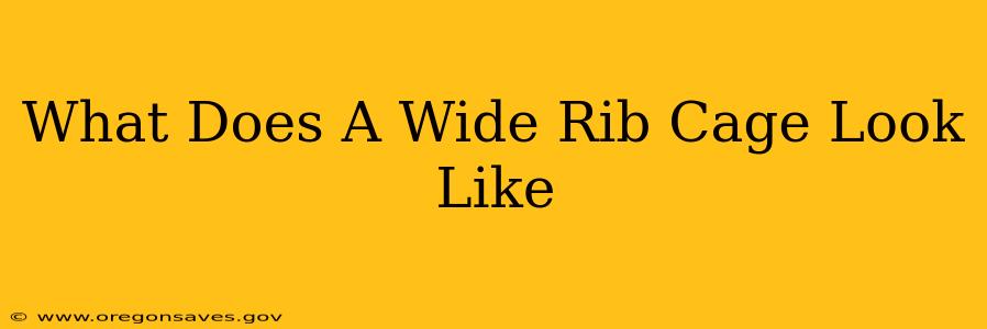What Does A Wide Rib Cage Look Like