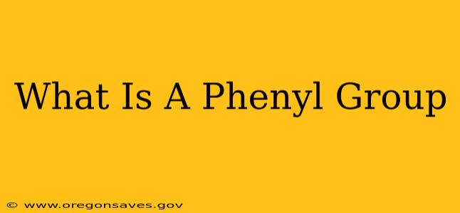 What Is A Phenyl Group