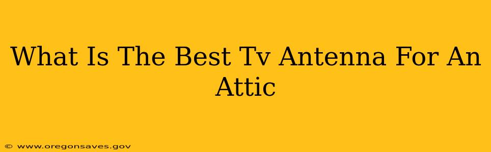 What Is The Best Tv Antenna For An Attic