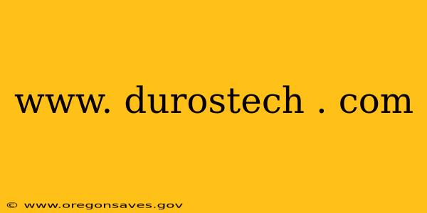 www. durostech . com