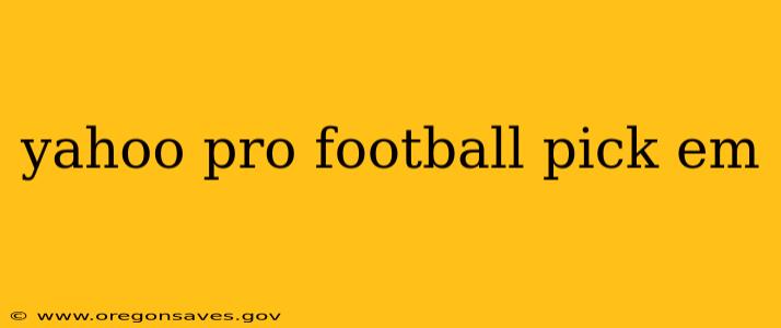 yahoo pro football pick em
