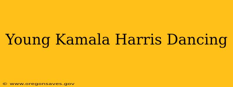 Young Kamala Harris Dancing